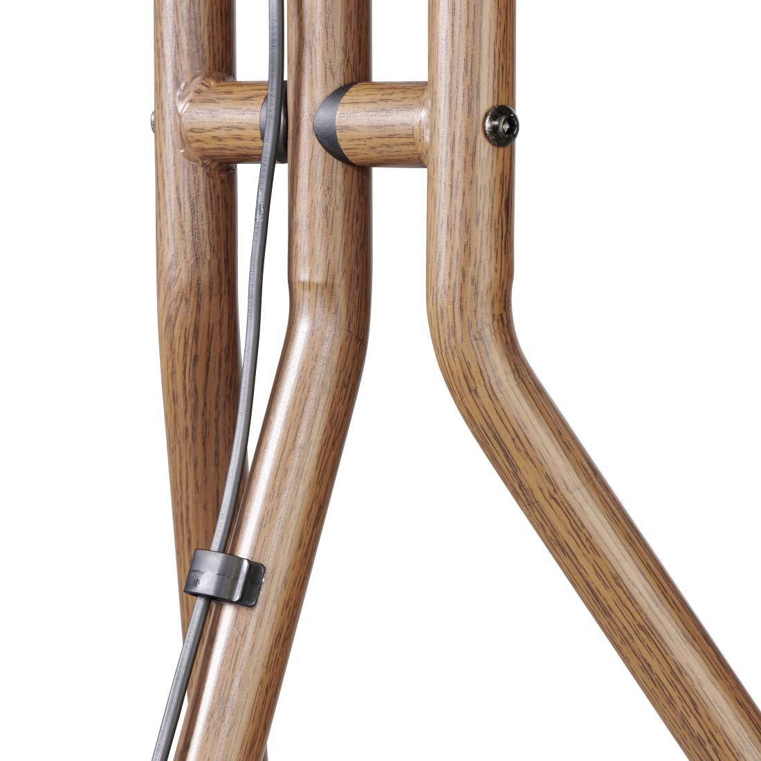 hama 00220872 TV-Stand "Staffelei-Design", 191 cm (75"), Höhe variabel, Holzoptik Walnuss