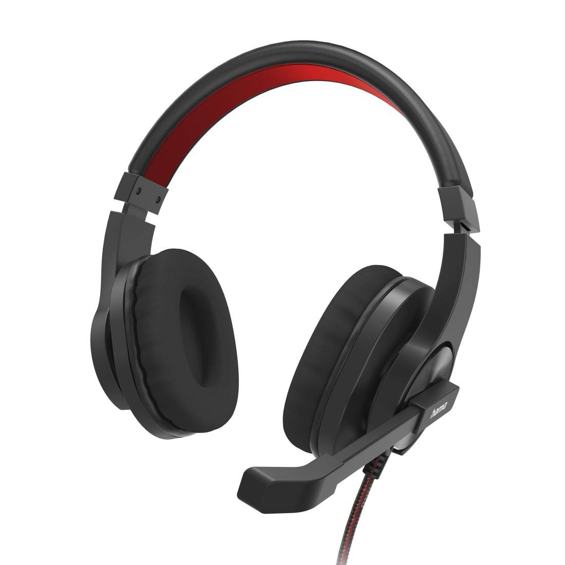 hama 00139937 PC-Office-Headset "HS-USB400 V2", Stereo, Schwarz