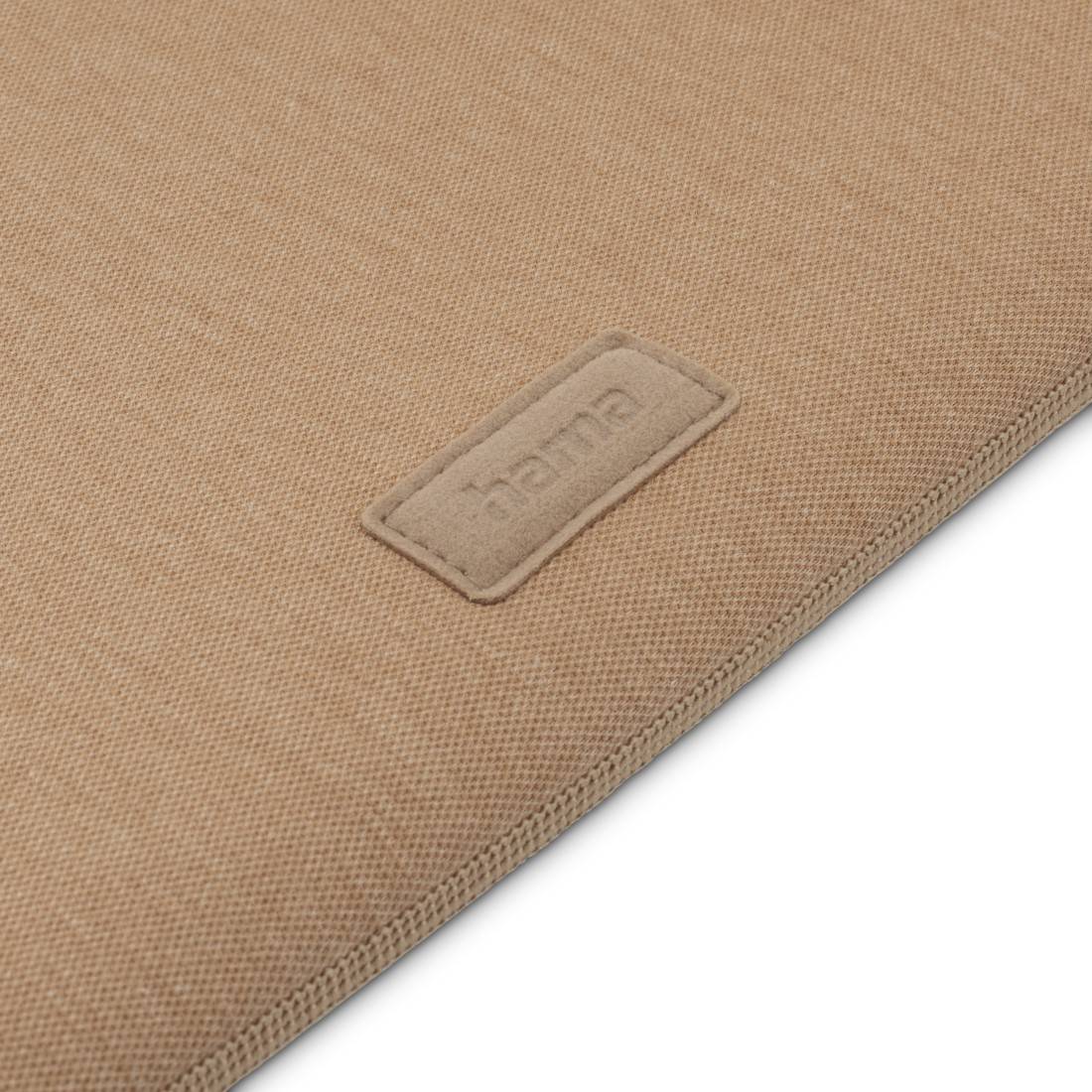 hama 00222033 Laptop-Sleeve "Jersey", von 34 - 36 cm (13,3" - 14,1"), Sand