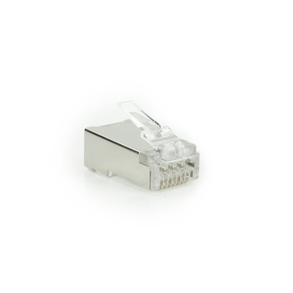 ACT TD168P CAT6A Pass-Through geschirmter modularer RJ45-Stecker - 25 Stück