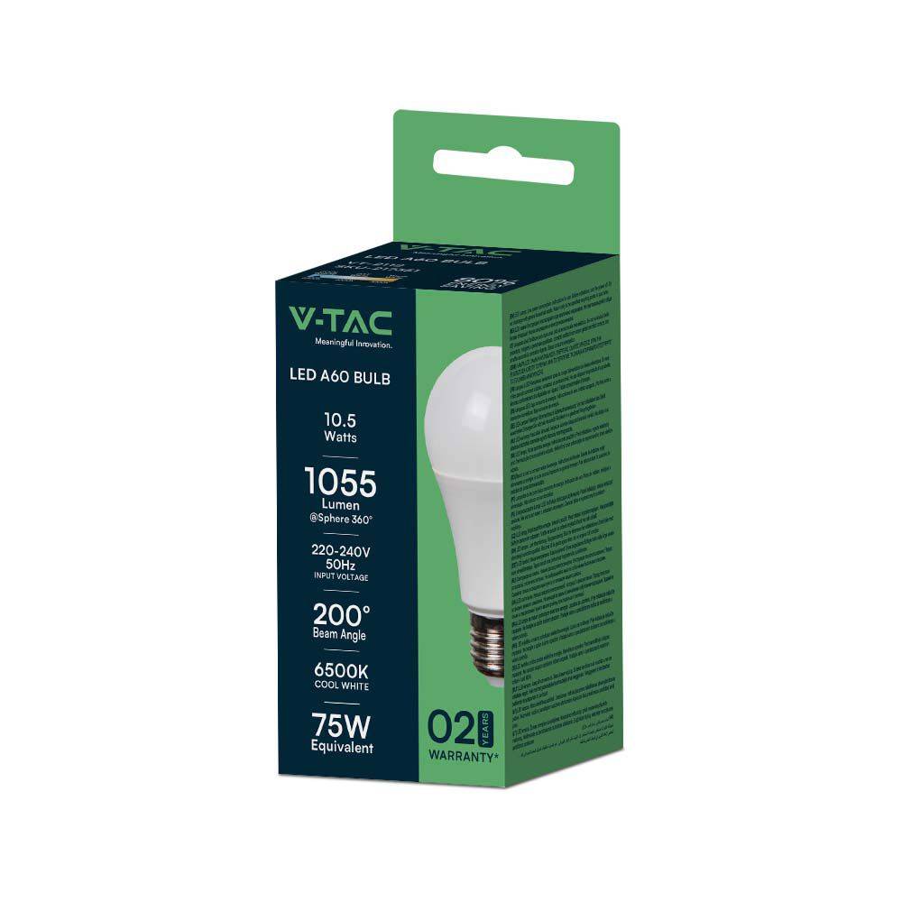 V-TAC VT-2112-N LED-Glühbirne GLS - E27-Fassung - IP20 - Weiß - 10,5W - 1055 Lumen - 300K