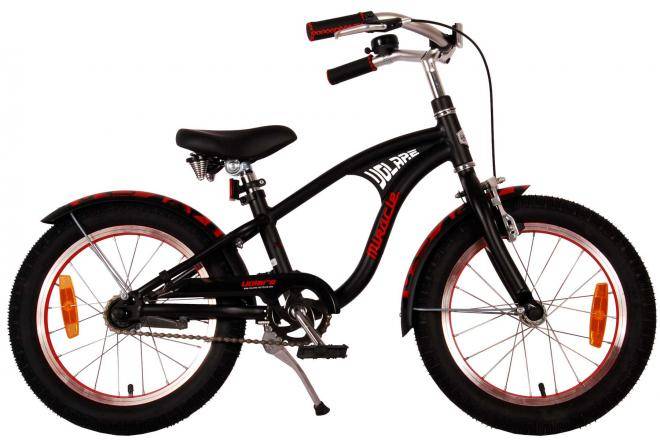 Volare WIRARE Miracle Cruiser Kinder Fahrrad - Jungen - 16 Zoll - Matt Black - Prime Collection
