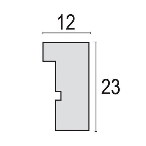 Zep Fotorahmen V4568B Malmö Schwarz 10x15 / 15x20 cm