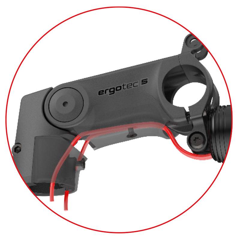 Ergotec Vorbau Sepia XL FI ø28,6mm / 90mm / ø31,8mm schwarz