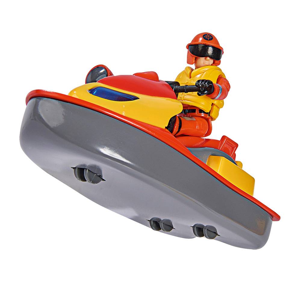 Simba Feuerwehrmann Sam Juno Jet Ski mit Elvis Figur