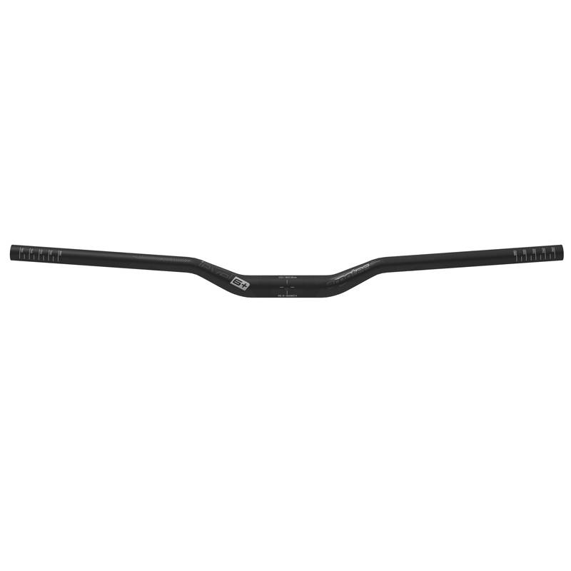 Ergotec Lenkerstange 30 Comfort ø31,8 mm 30 mm Rise schwarz sandgestrahlt