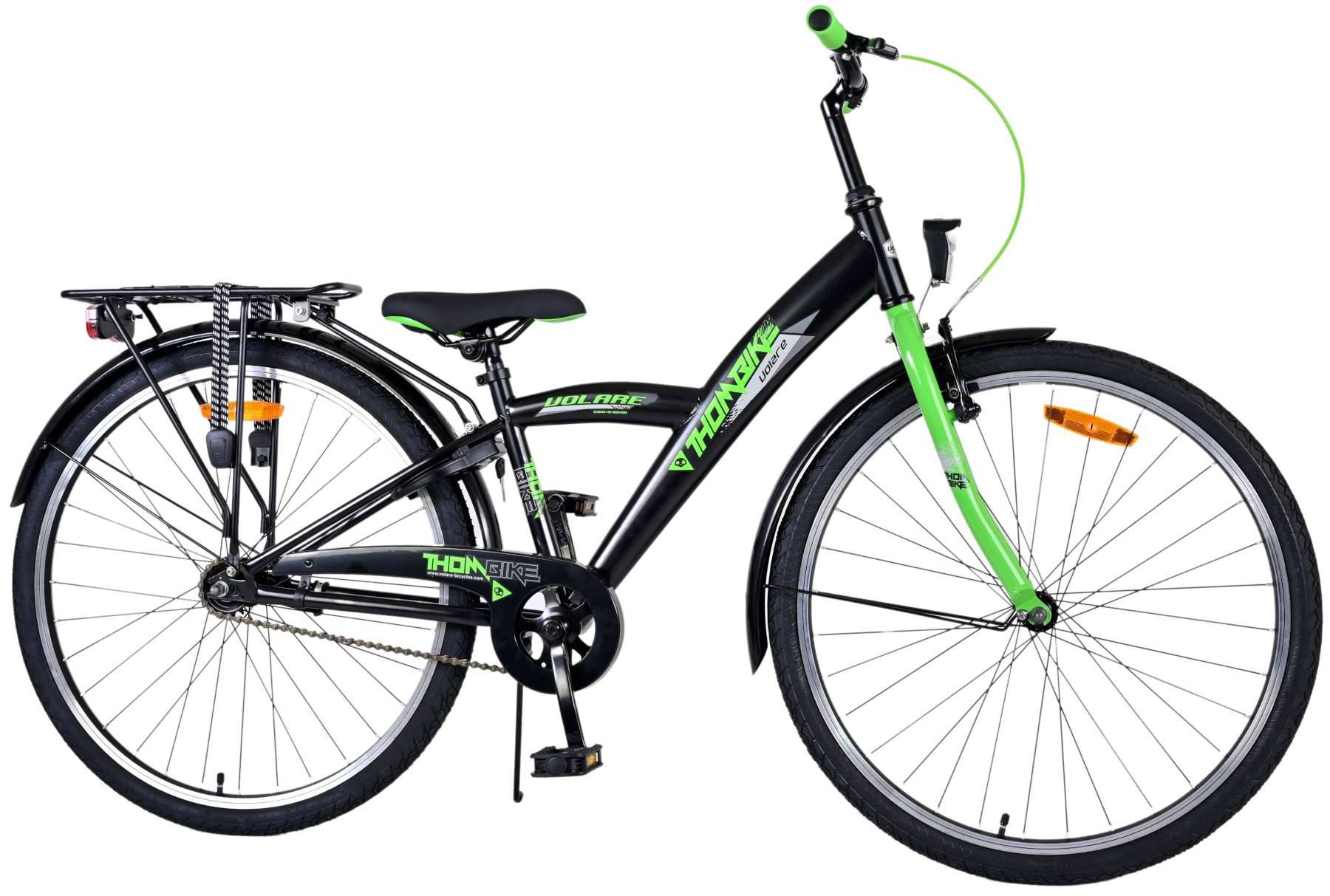 Volare Thombike Childrens Bicycle - Jungen - 26 Zoll - Schwarzes Grün - Zwei Handbremsen