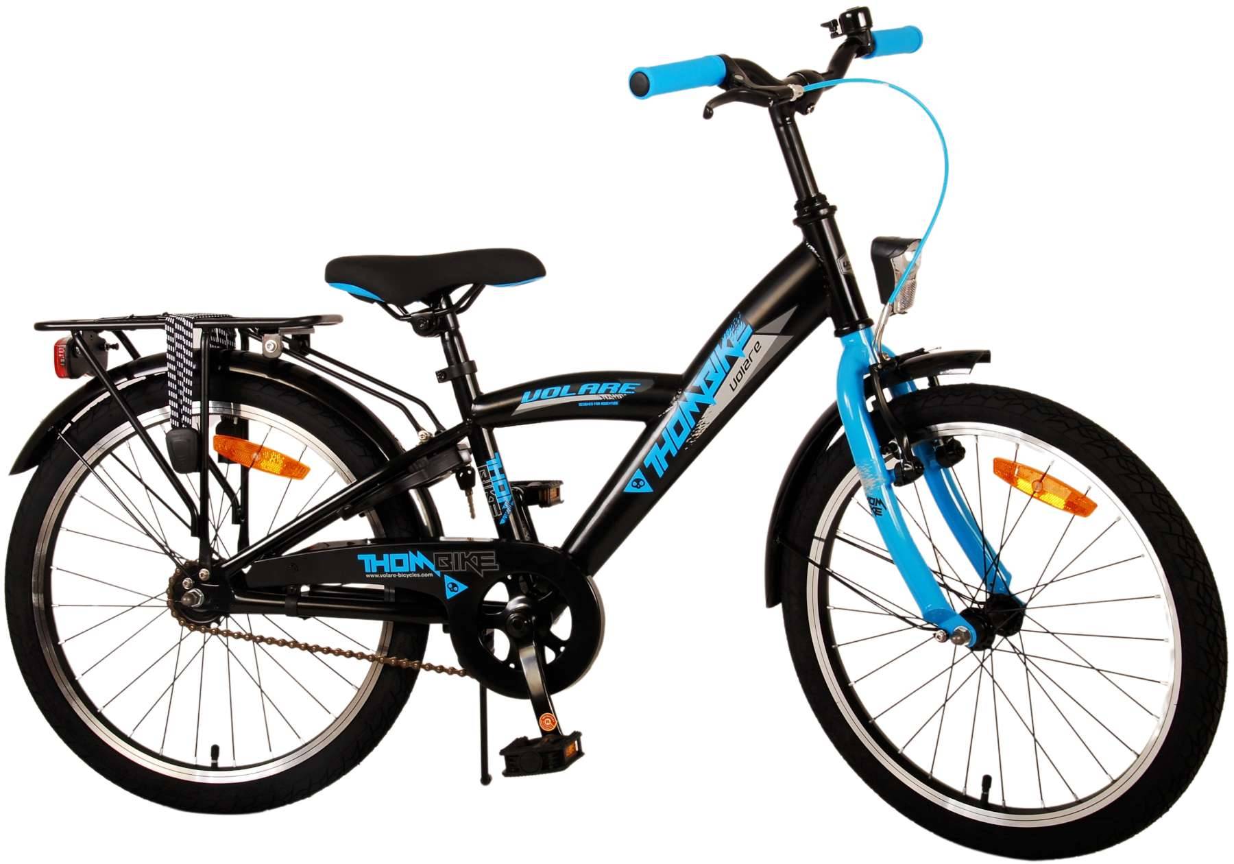 Volare Thombike Childrens Bike - Jungen - 20 Zoll - Schwarzblau - Zwei Handbremsen