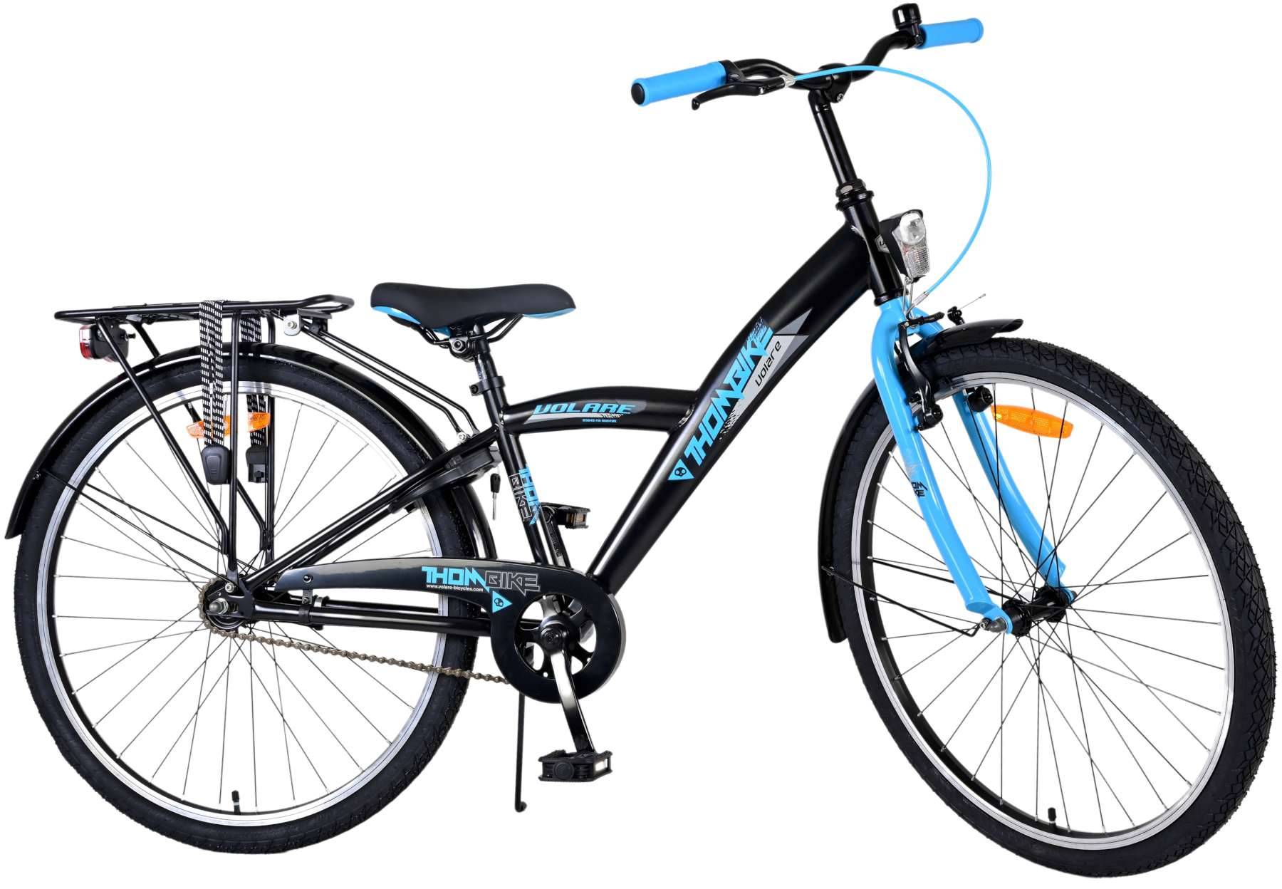 Volare Thombike Childrens Bike - Jungen - 26 Zoll - Schwarzblau - Zwei Handbremsen