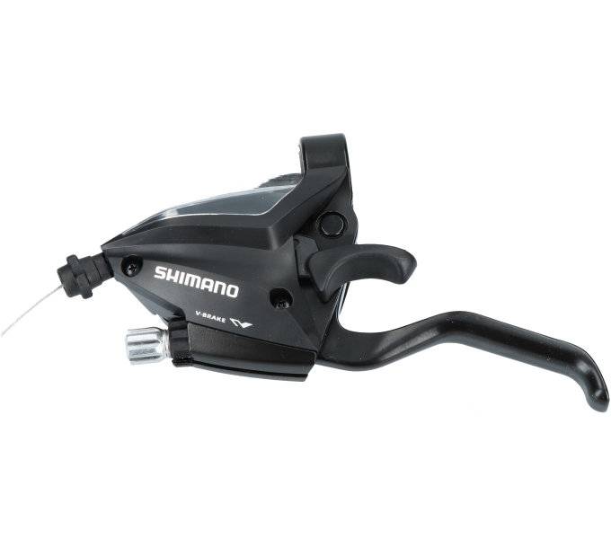 Shimano Schalthebel (links) mit Bremshebel 3 Gang ST-EF500 2 Finger schwarz