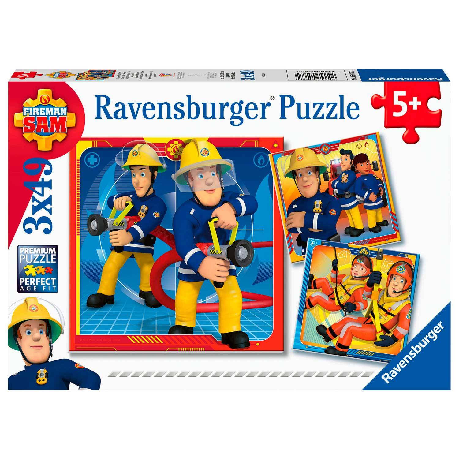 Ravensburger - Feuerwehrmann Sam - Unser Held Sam 3x49st.
