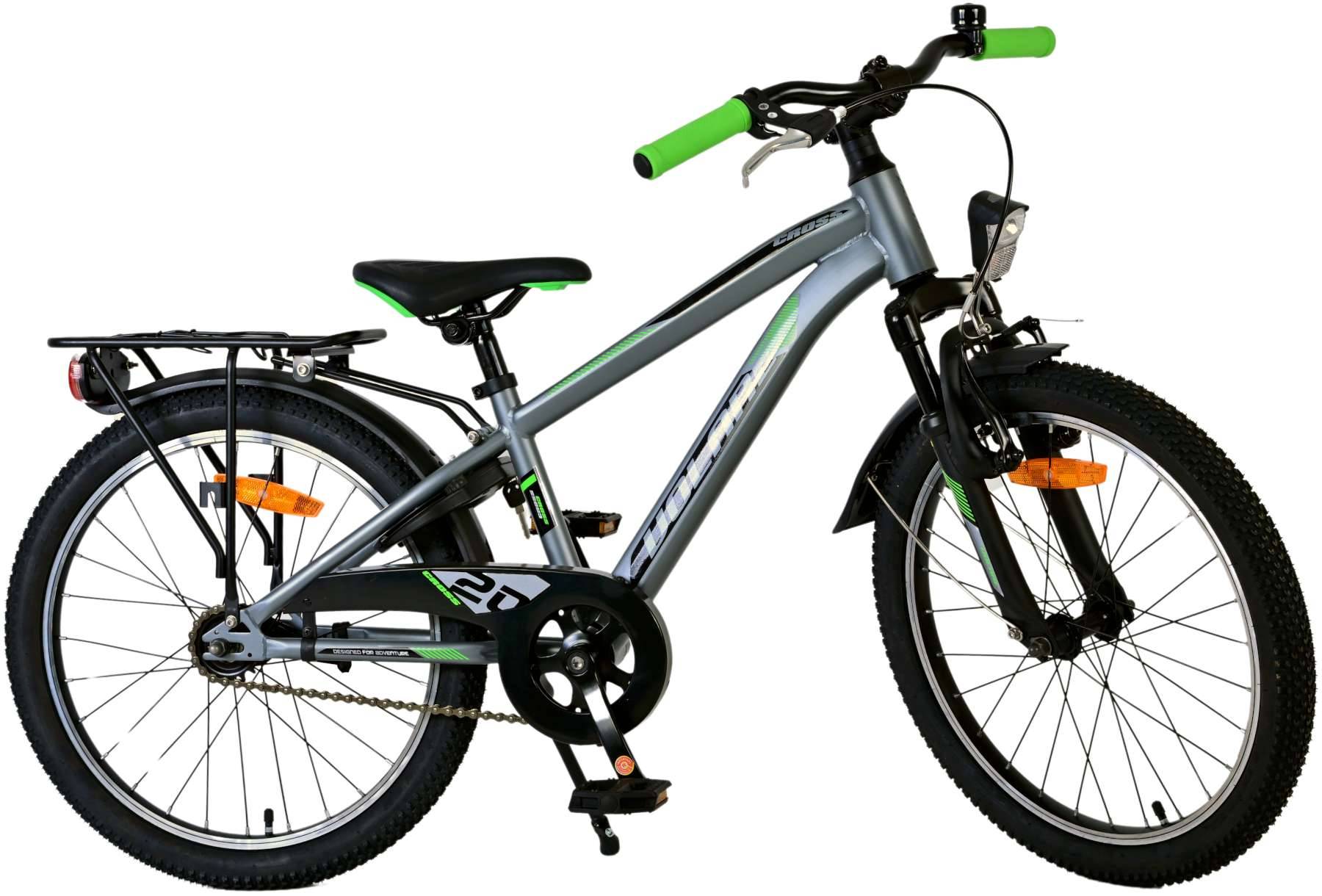 Volare Cross Childrens Bicycle - Jungen - 20 Zoll - Dunkelgrau, 6 Zahnräder
