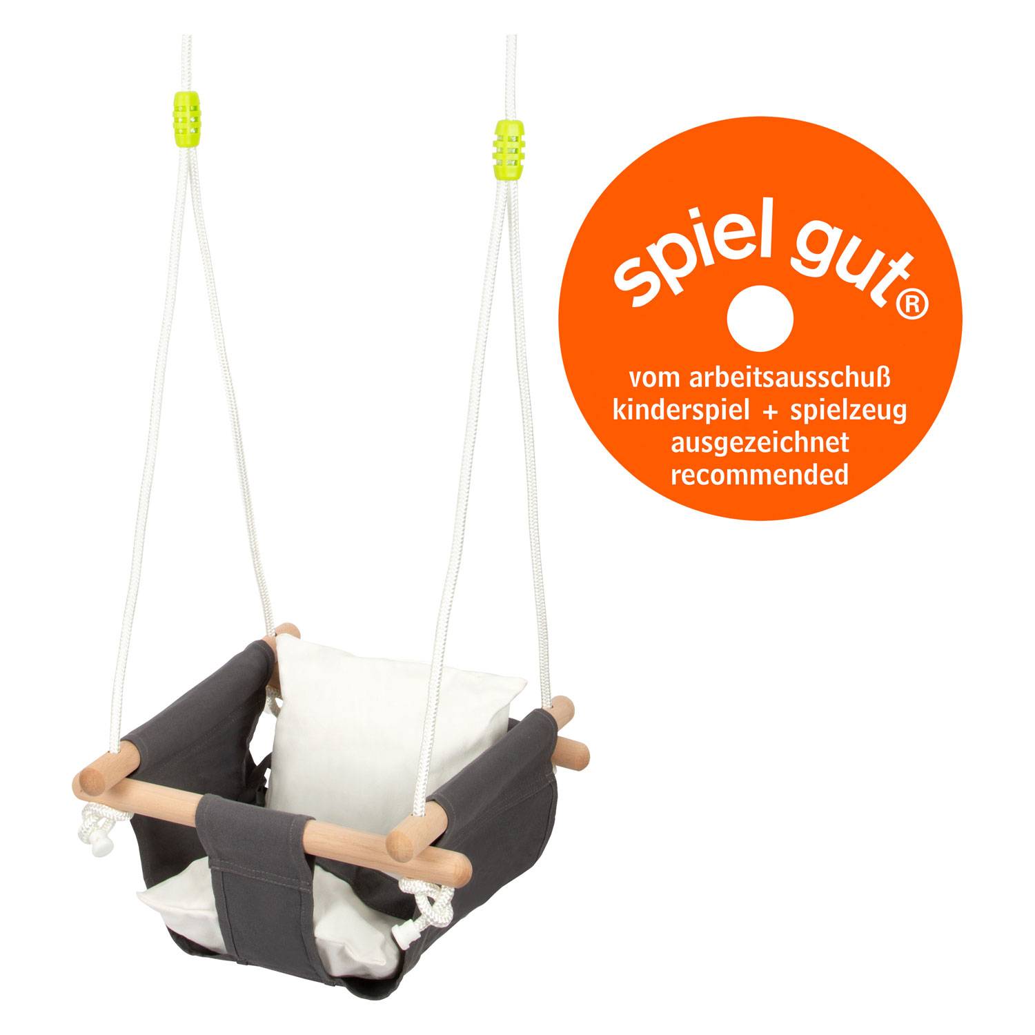 Small Foot Kleiner Fuß Holzbaby Schwung mit Kissen