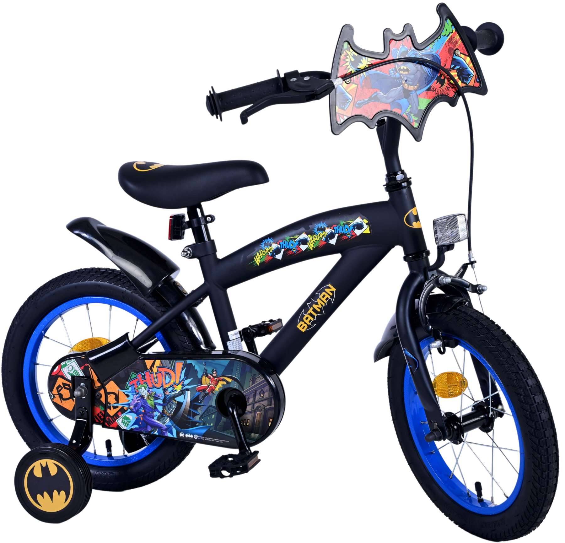 Batman Kinderbike - Jungen - 14 Zoll - schwarz