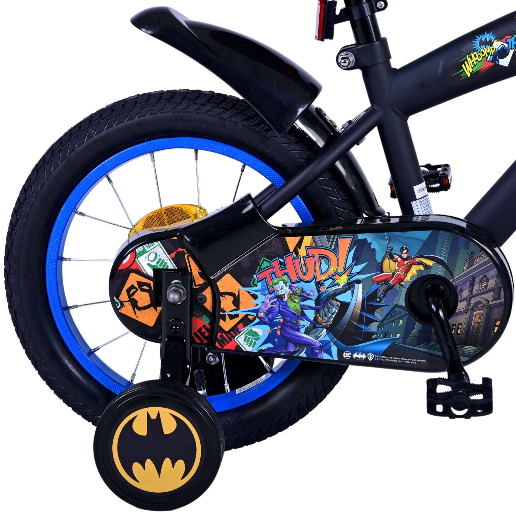 Batman Kinderbike - Jungen - 14 Zoll - schwarz