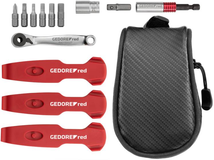 Gedore red R21702013 Bike-Set Unterwegs 13-teilig