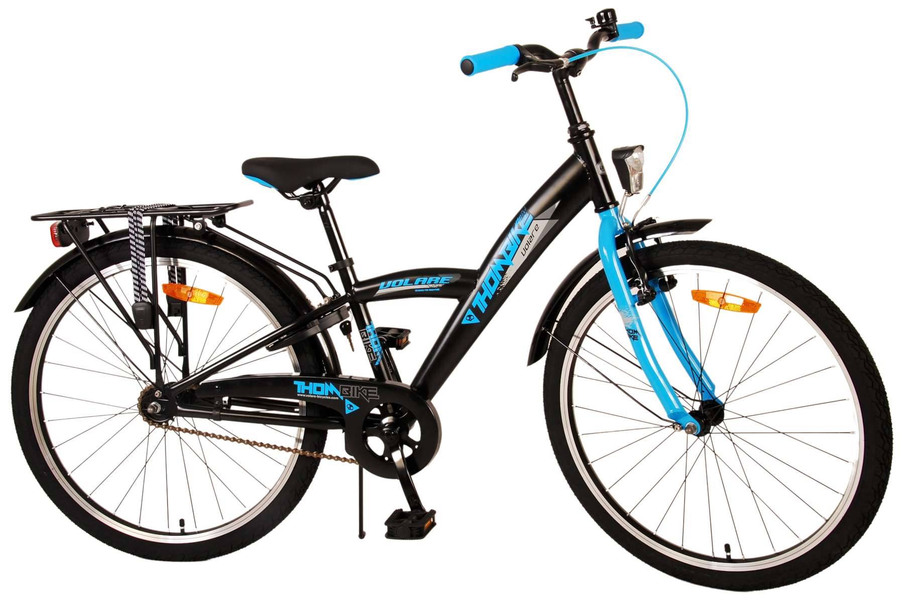 Volare Thombike Childrens Bicycle - Jungen - 24 Zoll - Schwarzblau - Zwei Handbremsen