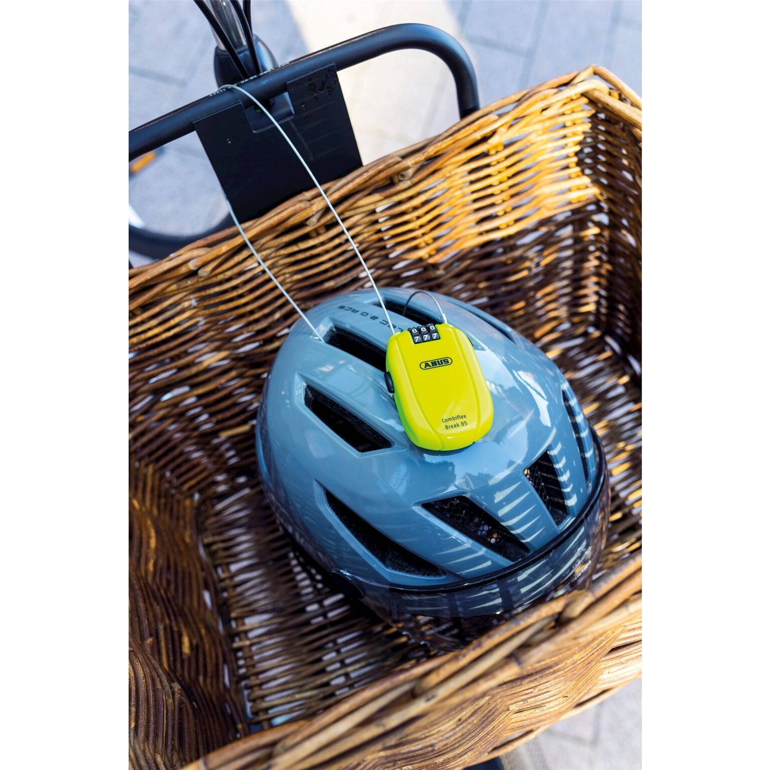 ABUS Combiflex Kabelschloss – Sicherung für Skier, Helm, Kinderwagen und Gepäck – verschiedene Längen/Stärken