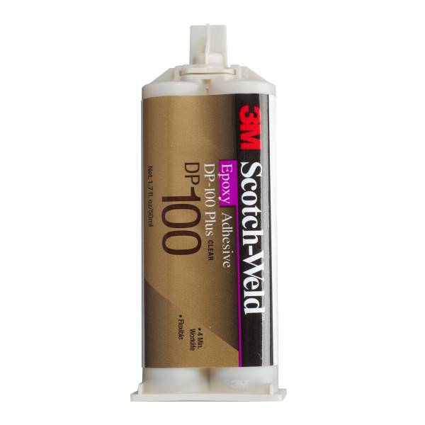 3M™ Scotch-Weld™ 2-Komponenten-Konstruktionsklebstoff auf Epoxidharzbasis DP100 Plus, Transparent, 48.5 ml
