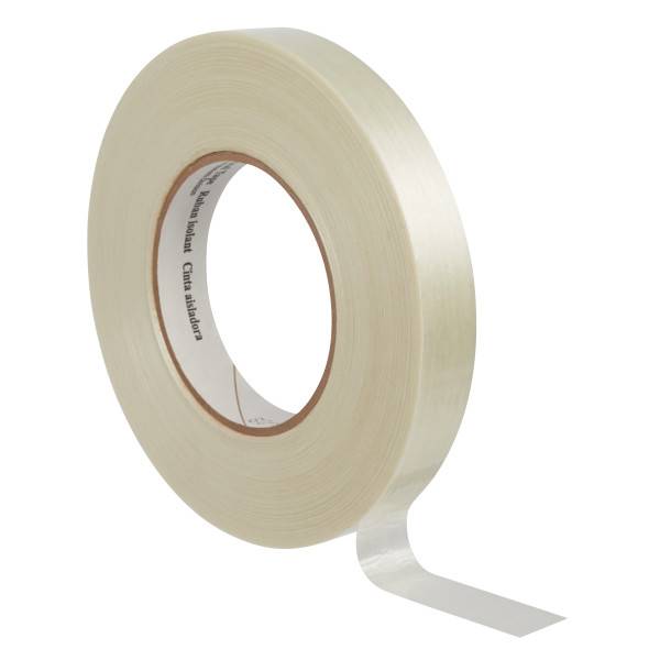 3M ™ ET 45 Polyesterband - MC9 - Faserverstärkt - transparent - 25 mm x 55 m x 0,2 mm | 1 Externe Box mit 9 Rollen