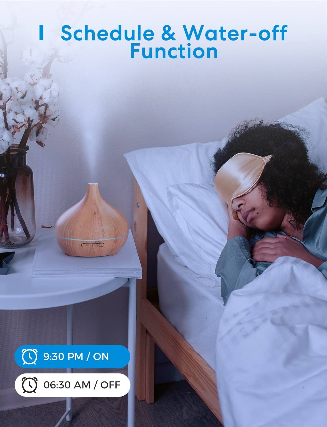 Smart Wi-Fi Ätherisches Öl Diffusor Meross MOD150HK(EU) (HomeKit)