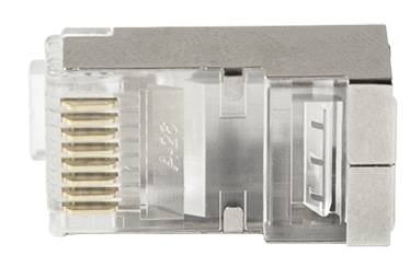 LOGILINK RJ45-Modularstecker, Cat.6, geschirmt, vorne offen, 50 Stk.