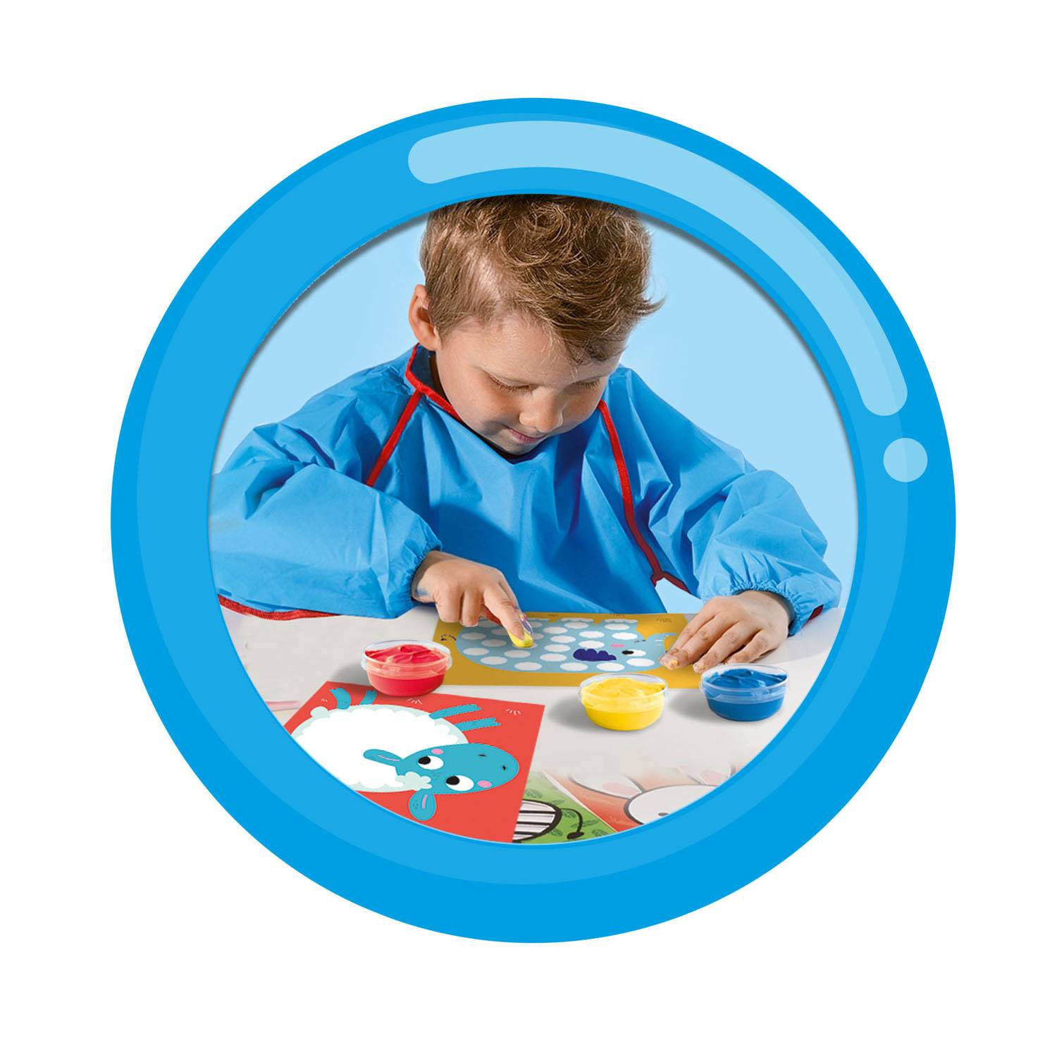 SES mein erstes - Fingerabdruckfarbe Kunstwerk