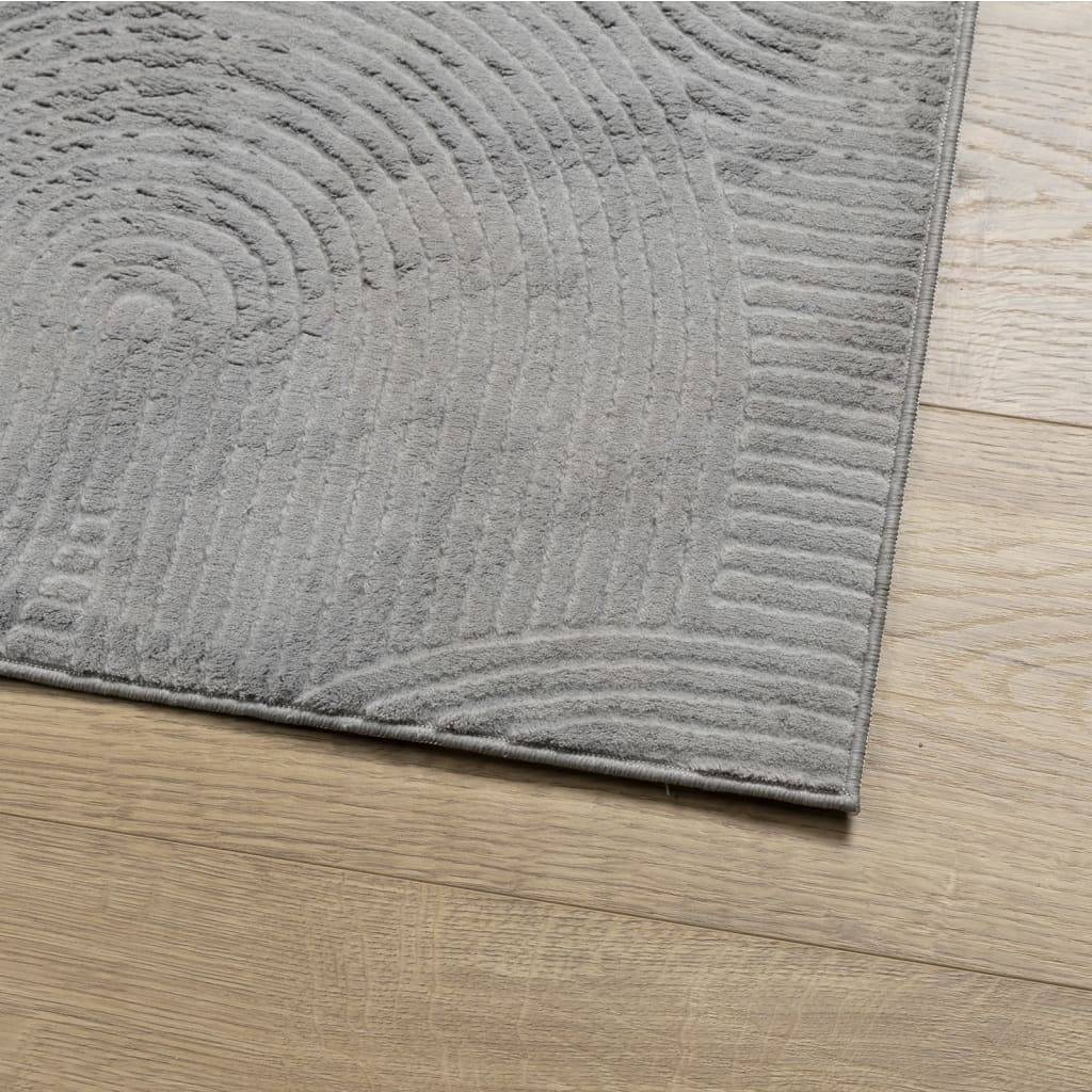 vidaXL Teppich IZA Kurzflor Skandinavischer Look Grau 200x280 cm