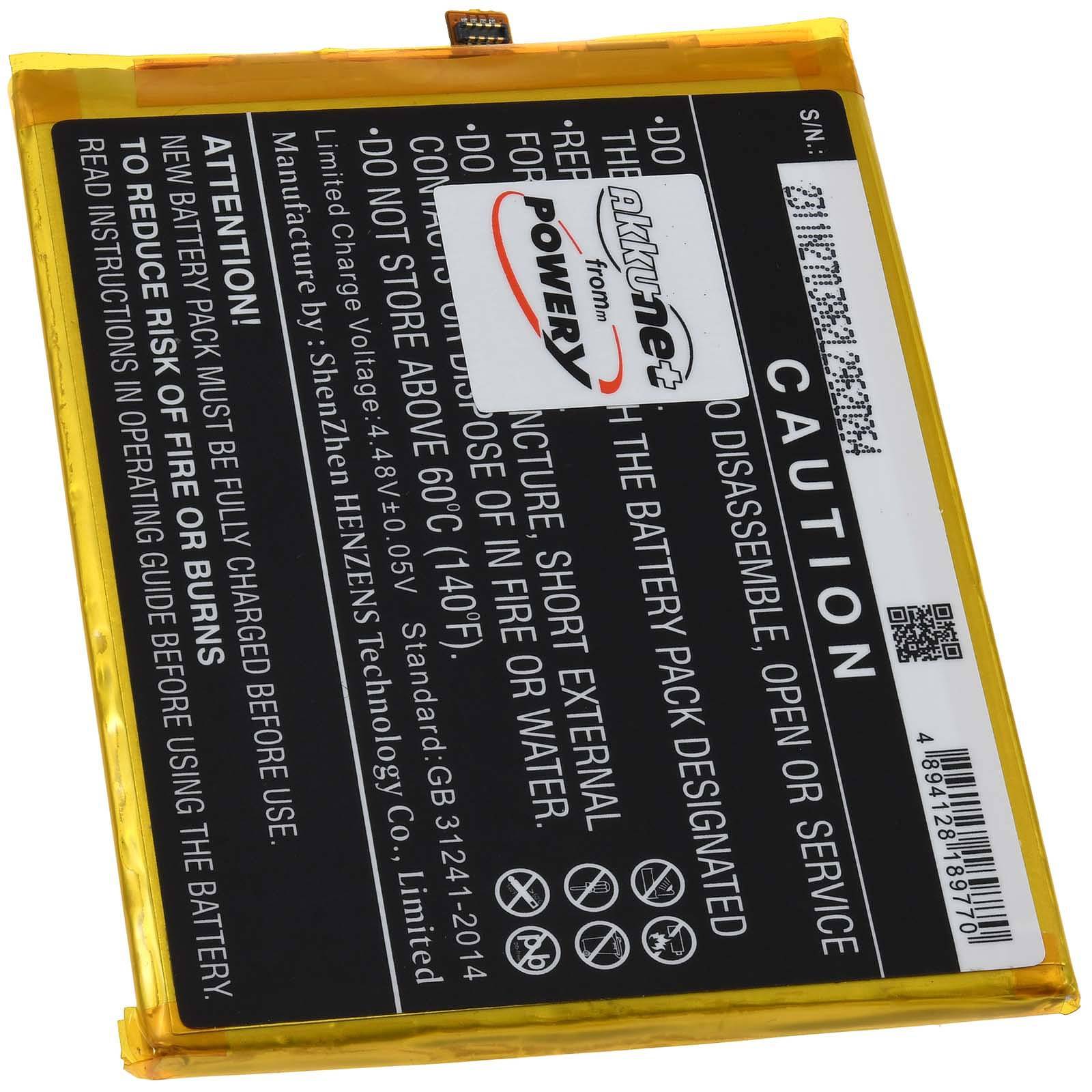 Akku für Smartphone Motorola XT2203, XT2203-1, 3,89V, Li-Polymer