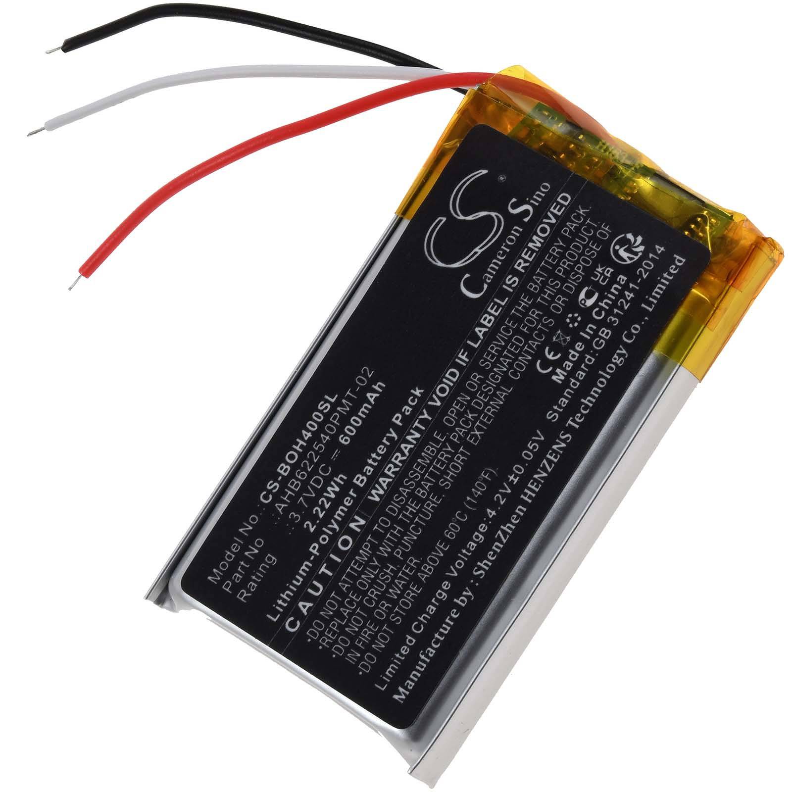 Akku kompatibel mit Bang & Olufsen Typ BO1643826, 3,7V, Li-Polymer