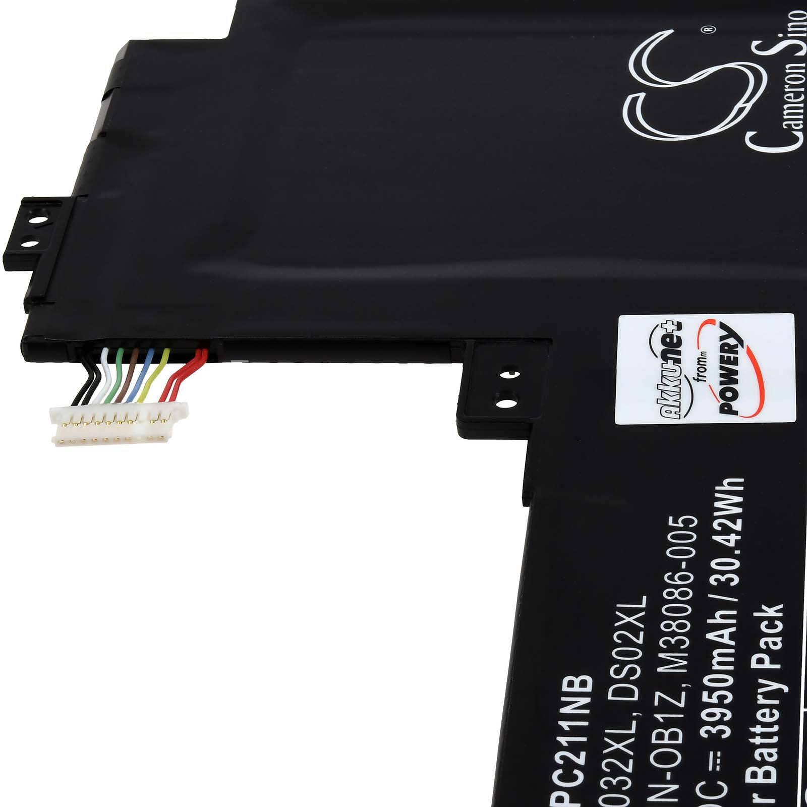 Akku für Laptop HP Chromebook X2 11-DA0023DX, 7,7V, Li-Polymer