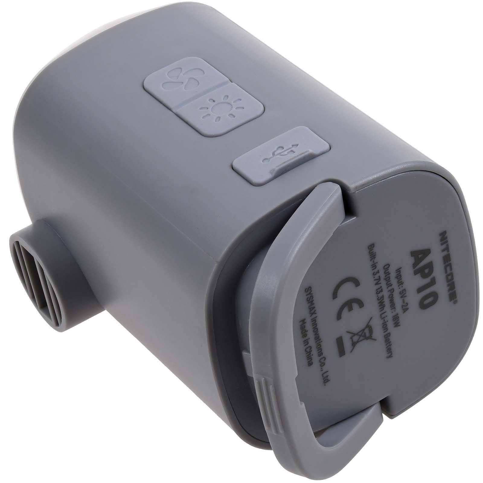 Nitecore AP10 - elektronische Luftpumpe mit Lampe, Li-Ion