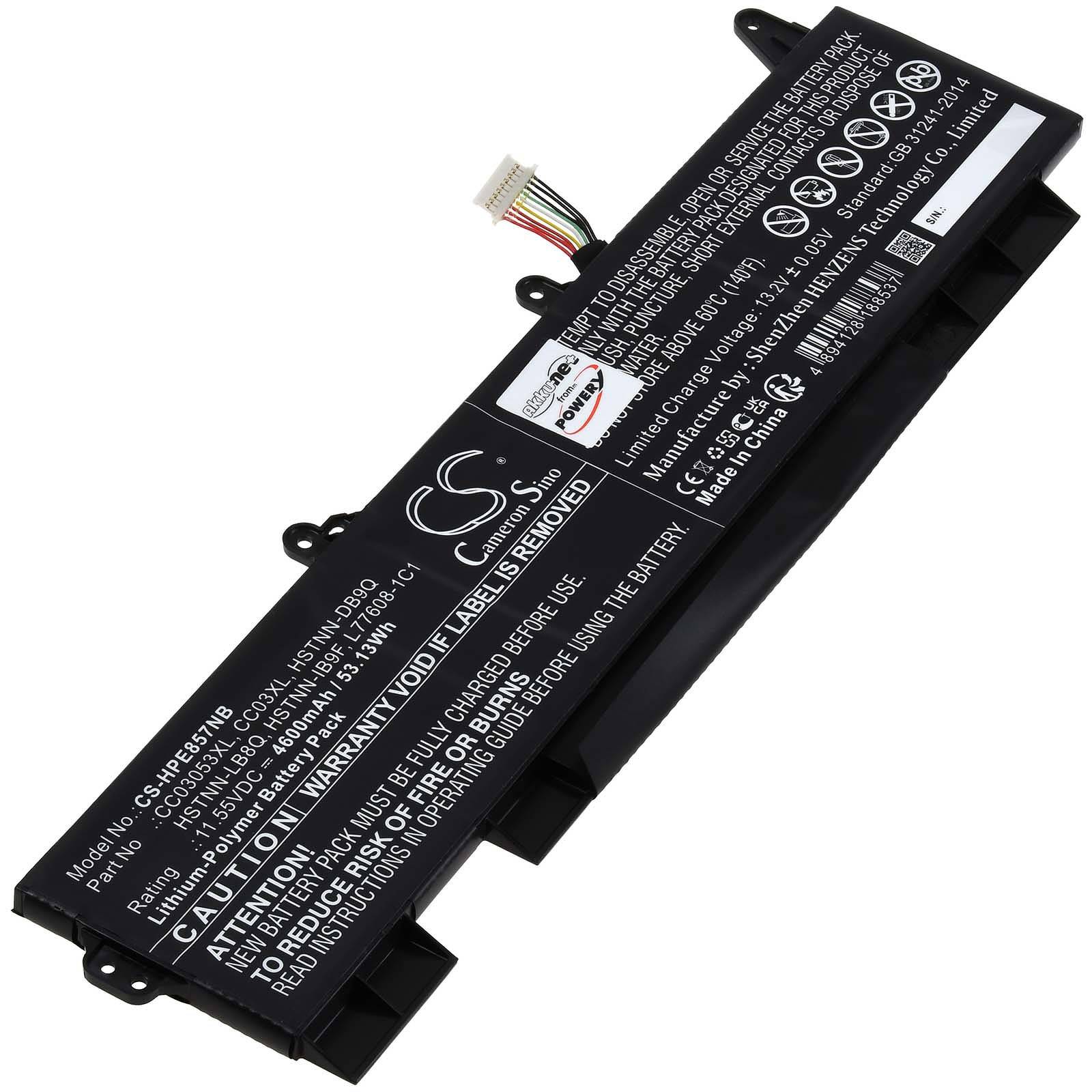 Akku für Laptop HP EliteBook 855 G8, 11,55V, Li-Polymer