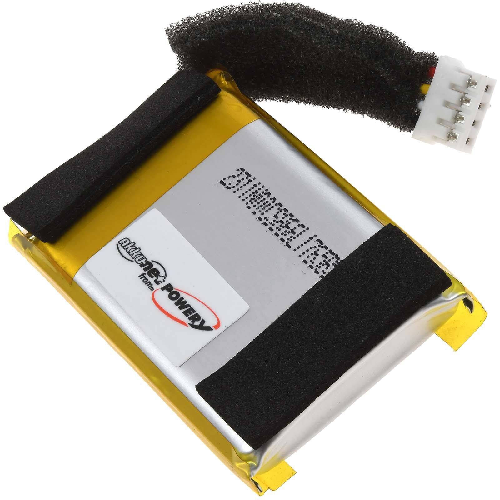 Akku passend für Lautsprecher JBL Wind 3, Wind 3S, Typ GSP903052 02, 3,7V, Li-Polymer