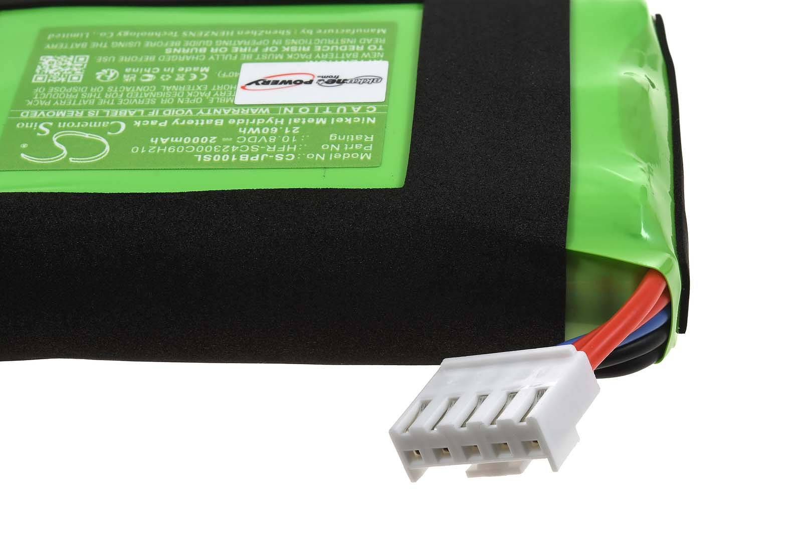 Akku passend für Lautsprecher JBL BassPro Go, Typ HFR-SC42300C09H210, 10,8V, NiMH