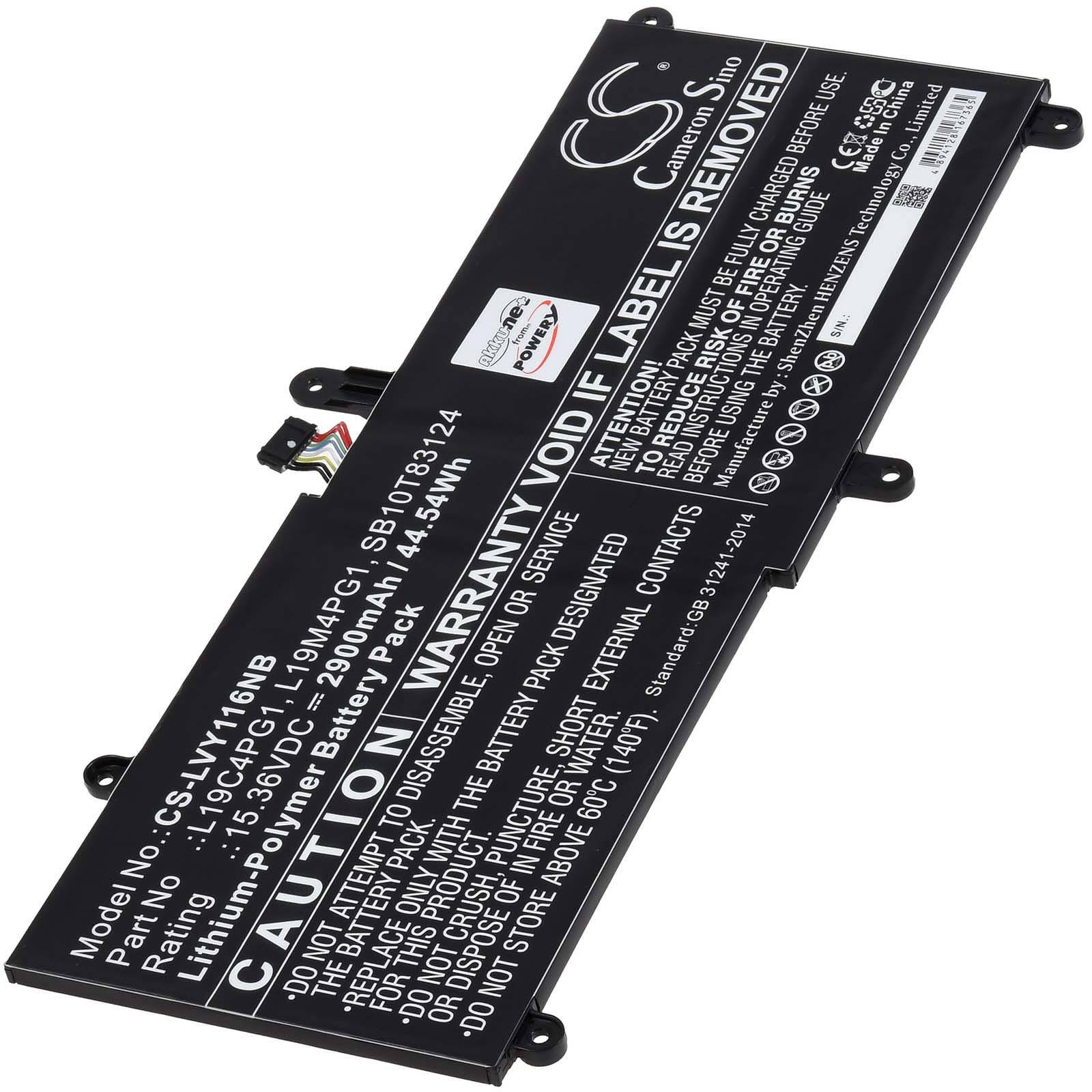 Akku für Laptop Lenovo 11e Yoga Gen 6 20SES0FG00, 15,36V, Li-Polymer