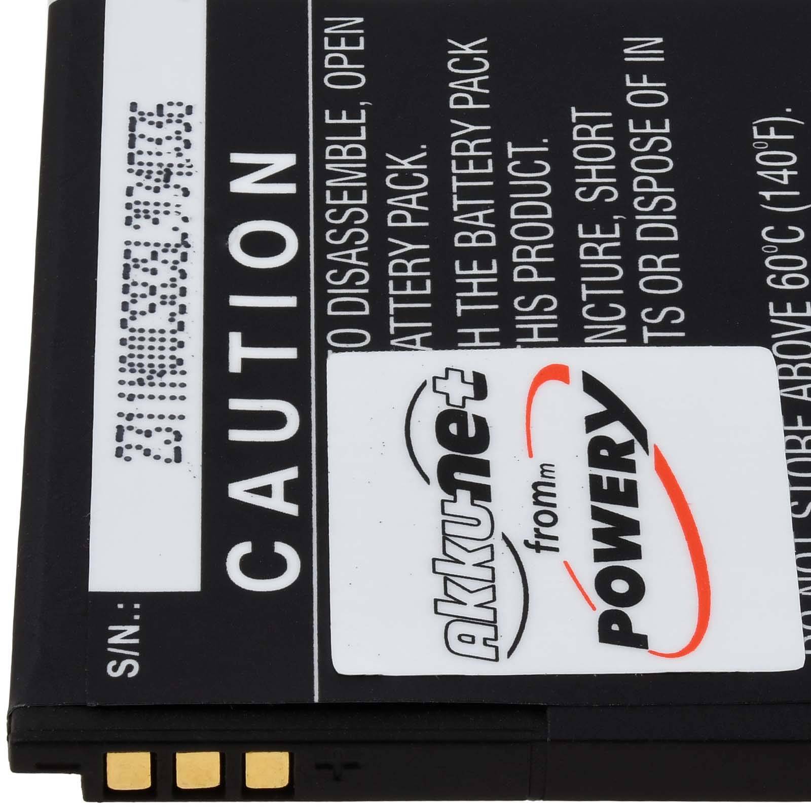 Powery Akku passend für Seniorenhandy Emporia Simplicity, V27, Typ AK-V27, 3,7V, Li-Ion