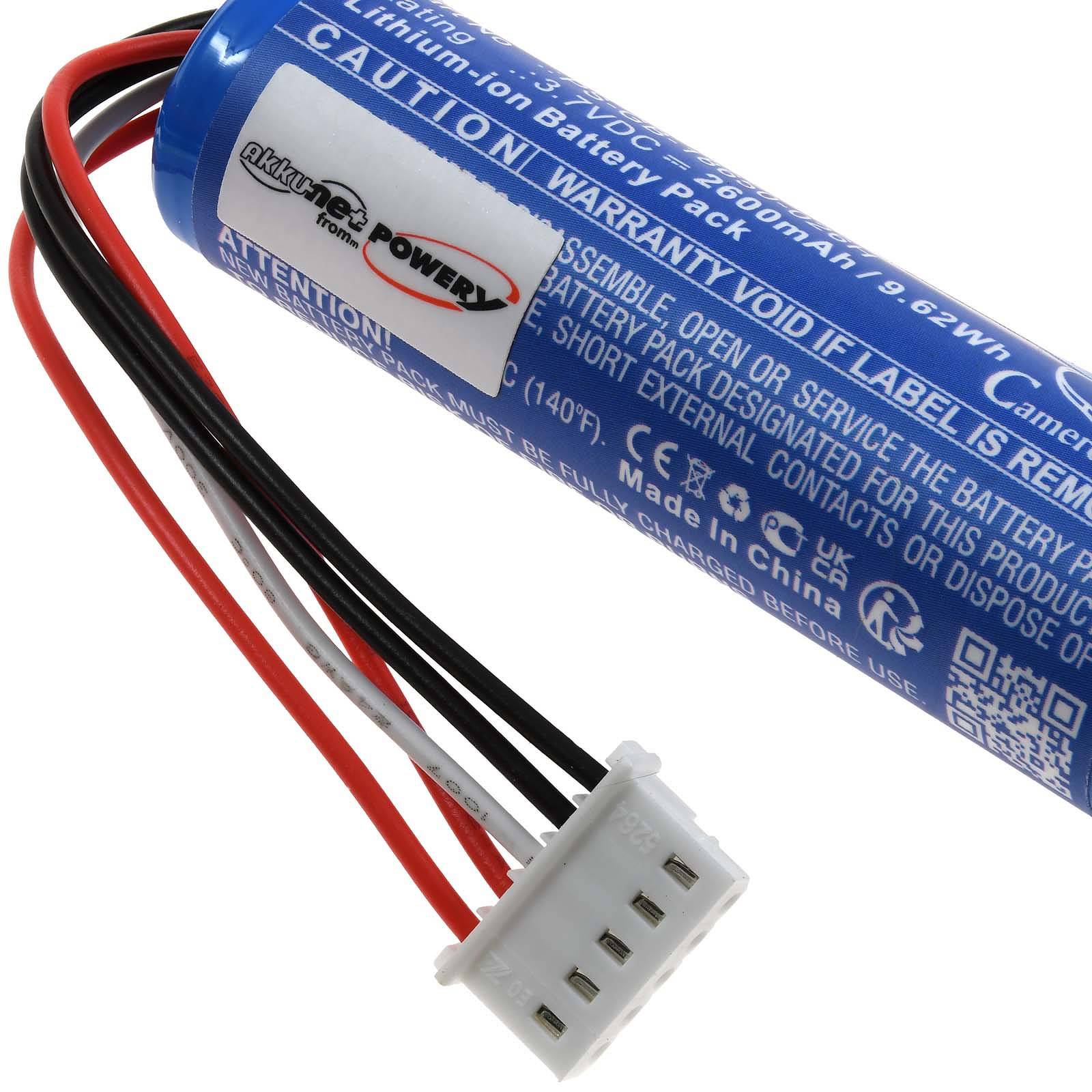 Akku kompatibel mit SumUp Typ PS-GB-18650-026H, 3,7V, Li-Ion