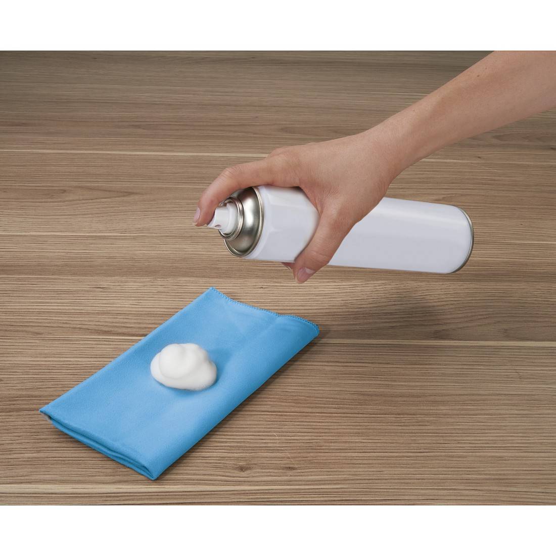 hama 00221095 Bildschirmreiniger, Schaum + Reinigungstuch, 400 ml, TV, Büro + Küche