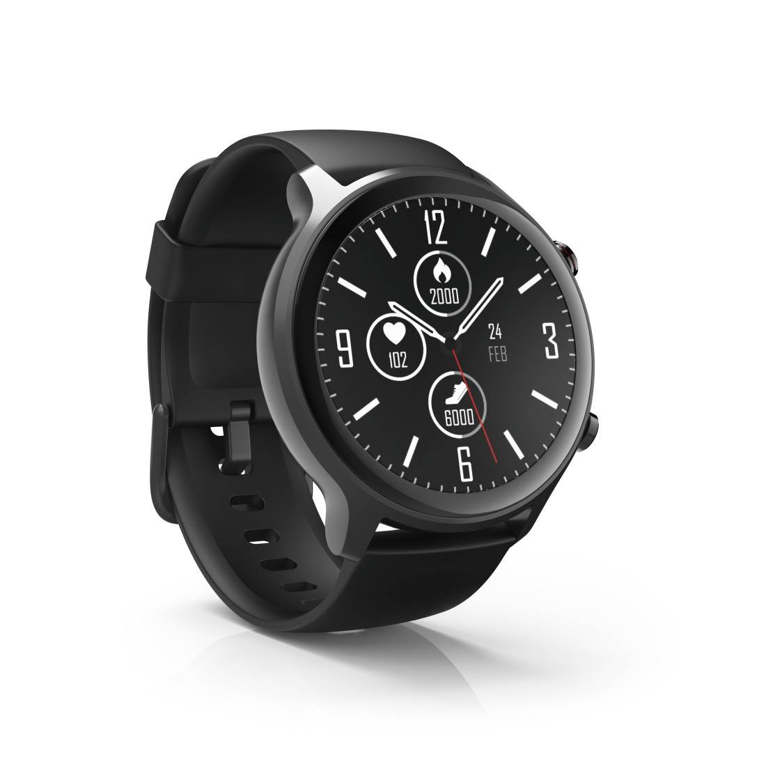 hama 00178610 Smartwatch "Fit Watch 6910", GPS, wasserdicht, Herzfrequenz, Blutsauerstoff