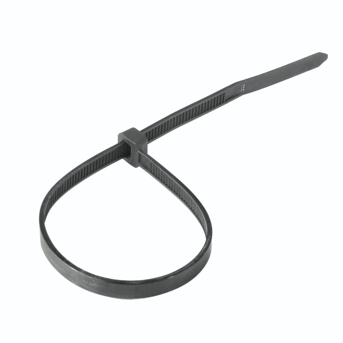 hama 00221002 Kabelbinder-Set, 2,5 x 100/150/200 mm, Schwarz, 150 Stück