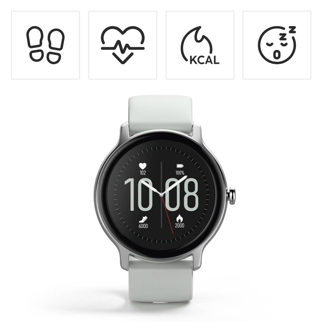 hama 00178609 Smartwatch "Fit Watch 4910", wasserdicht, Herzfrequenz, Blutsauerstoff, Gr.