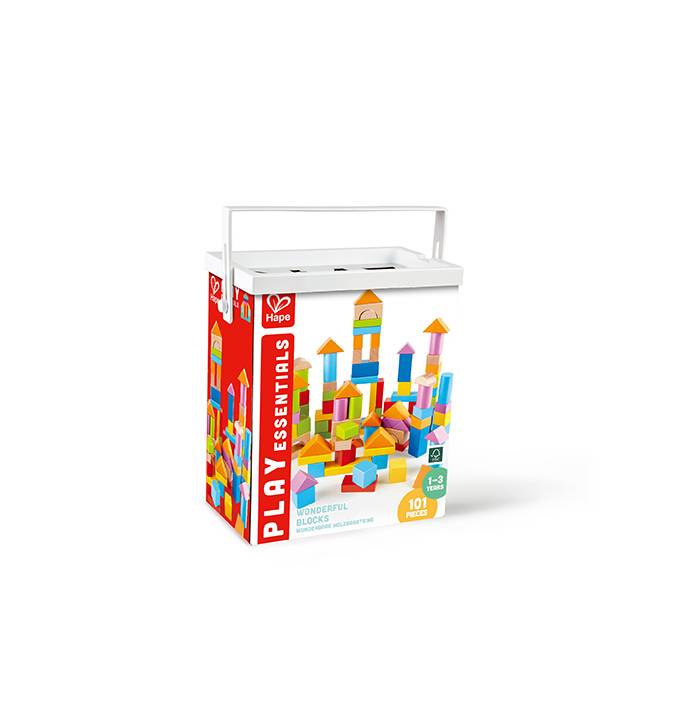 Hape Wunderbare Holzbausteine - 101 Teile