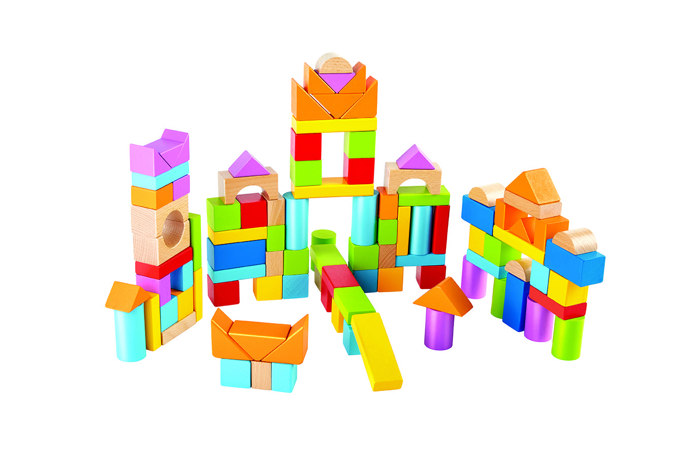 Hape Wunderbare Holzbausteine - 101 Teile