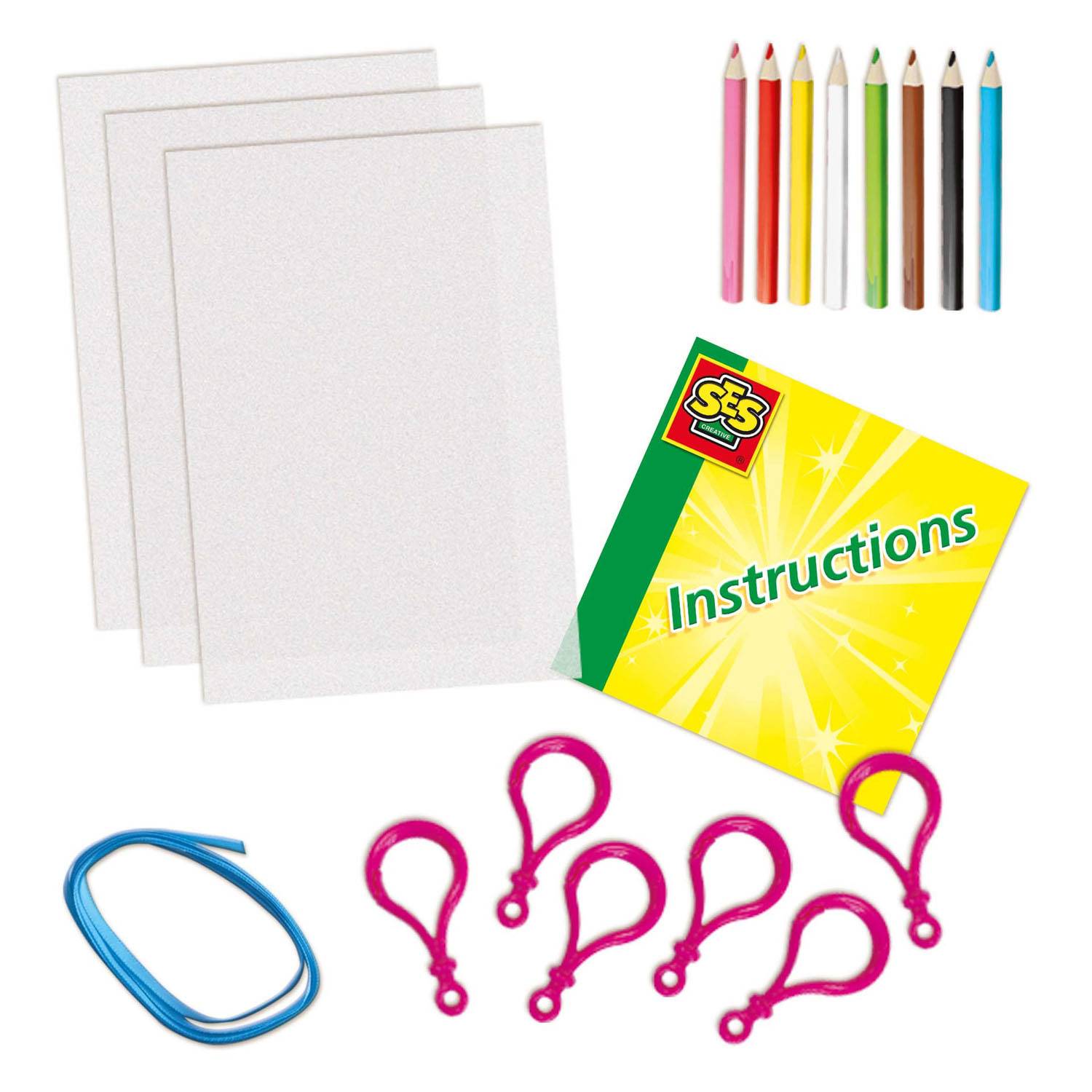 SES Krimpfolie Sleutelhangers