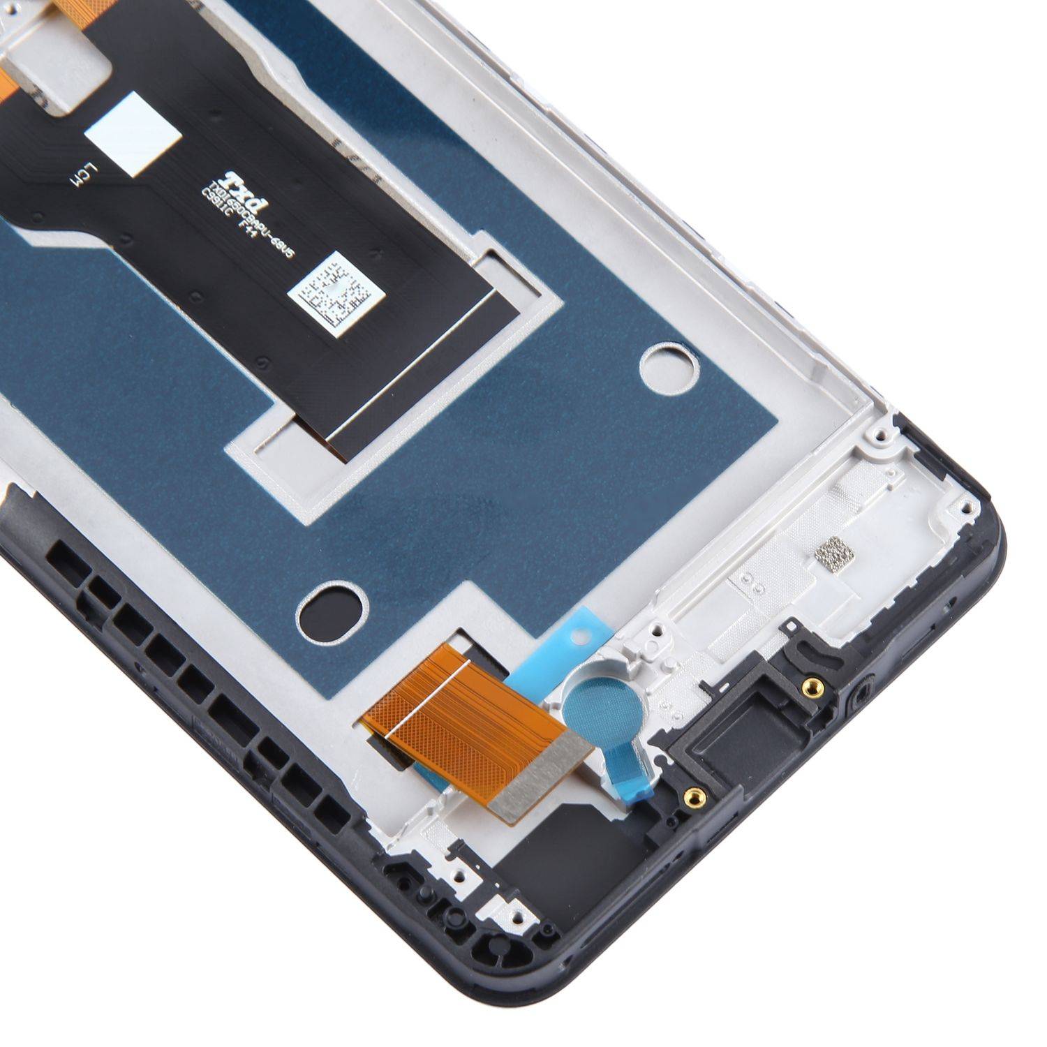 Für ZTE Blade A73 5G Display Full LCD mit Rahmen Einheit Touch Ersatzteil Reparatur Schwarz