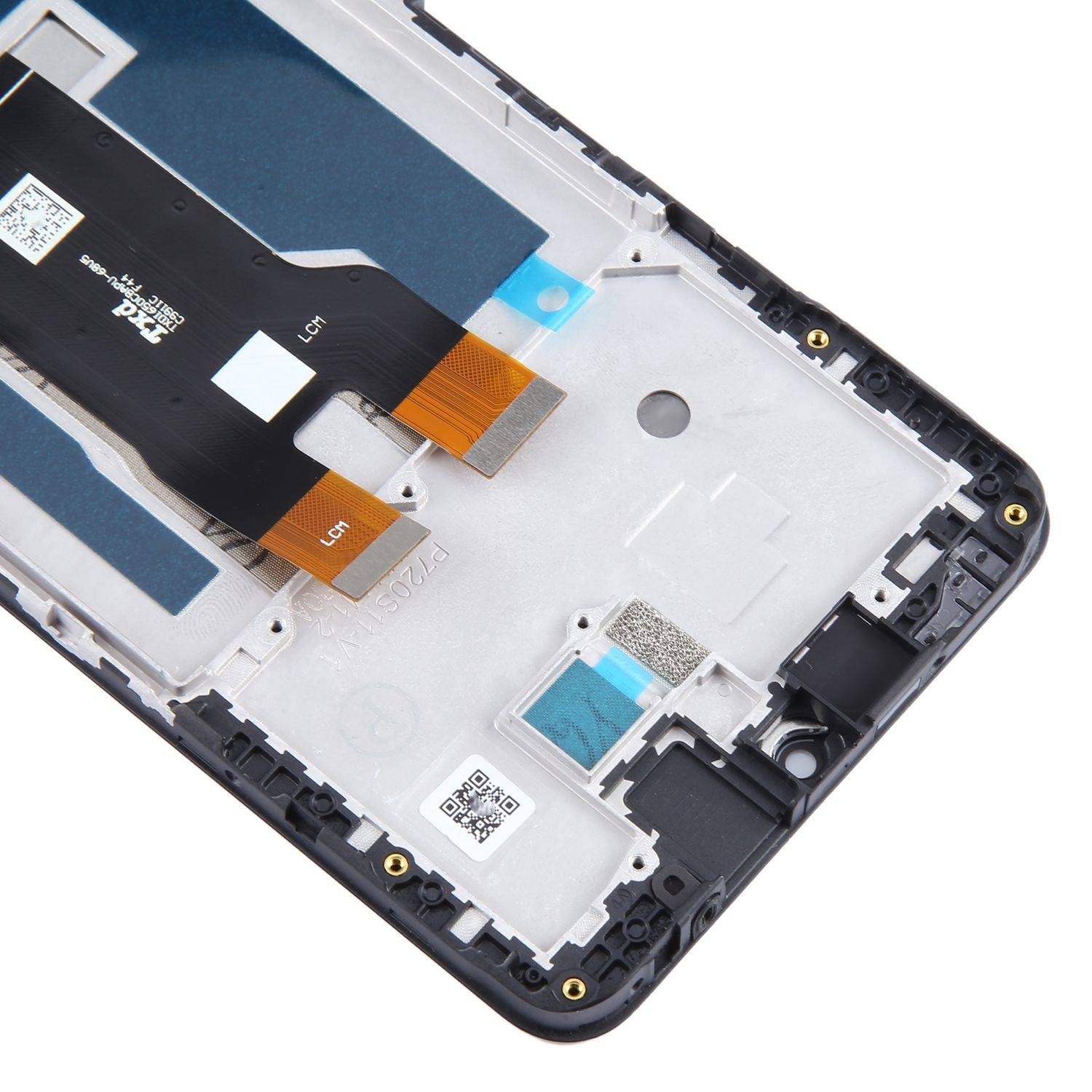 Für ZTE Blade A73 5G Display Full LCD mit Rahmen Einheit Touch Ersatzteil Reparatur Schwarz