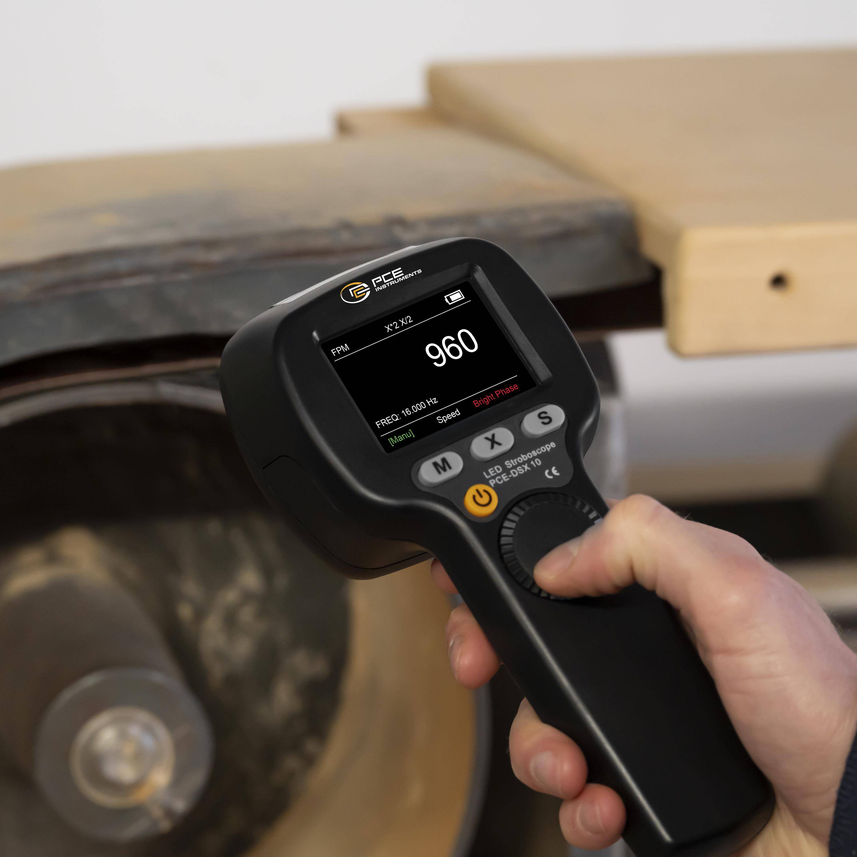 PCE Instruments PCE-DSX 10 Stroboskop 60 - 999999 U/min