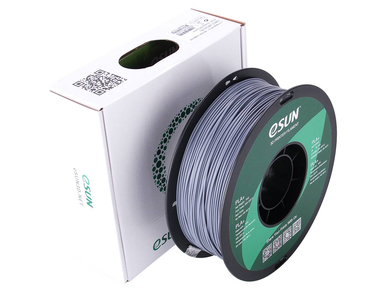 eSUN PLA+ Gray, 1,75 mm / 1000 g