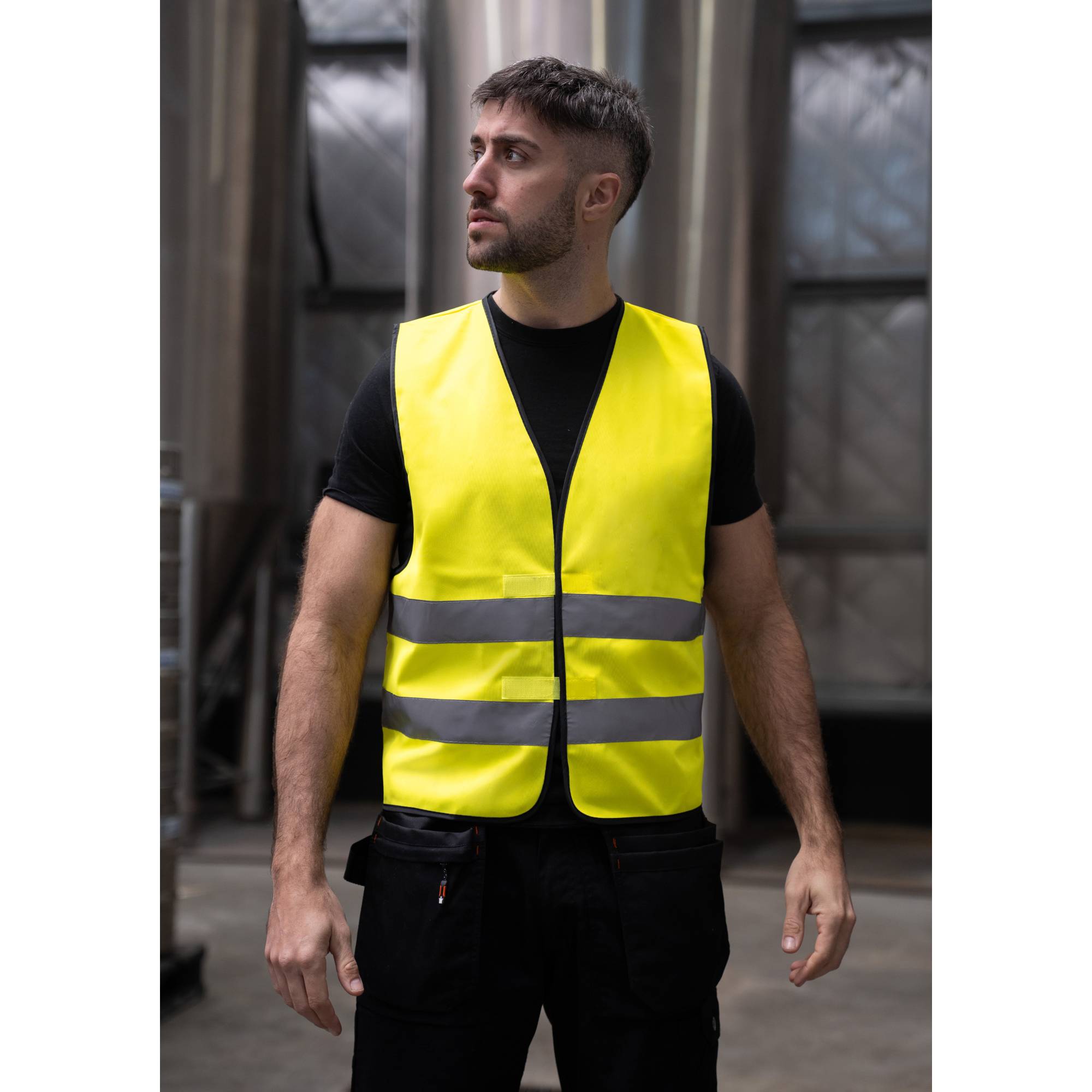 Warnweste Wolfsburg signal-gelb S